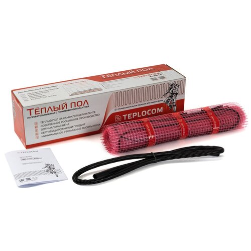 Маты нагревательные двухжильные Бастион Маты нагревательные двухжильные TEPLOCOM ProМНД-20-320 Вт Нагревательный мат для теплого пола 4930₽