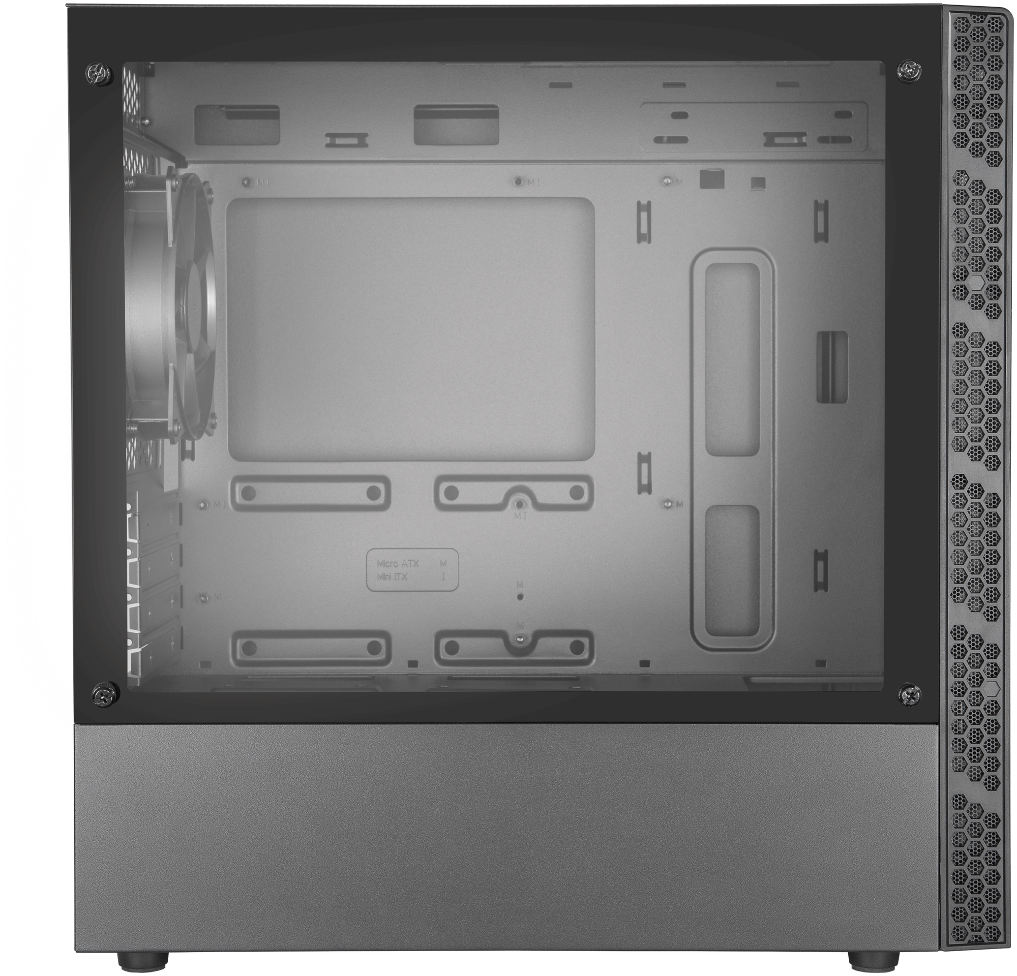 Корпус mATX Cooler Master MCB-B400L-KNNN-S00 черный, без БП, 2*USB 3.0, audio - фото №3