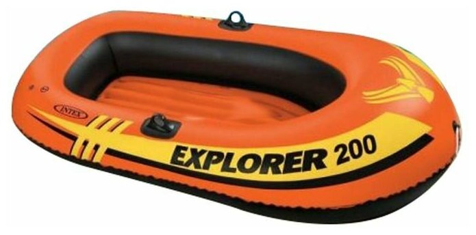 Лодка INTEX "EXPLORER 200" двухместная, без весел,185х94х41 см, от 6 лет (И58330)