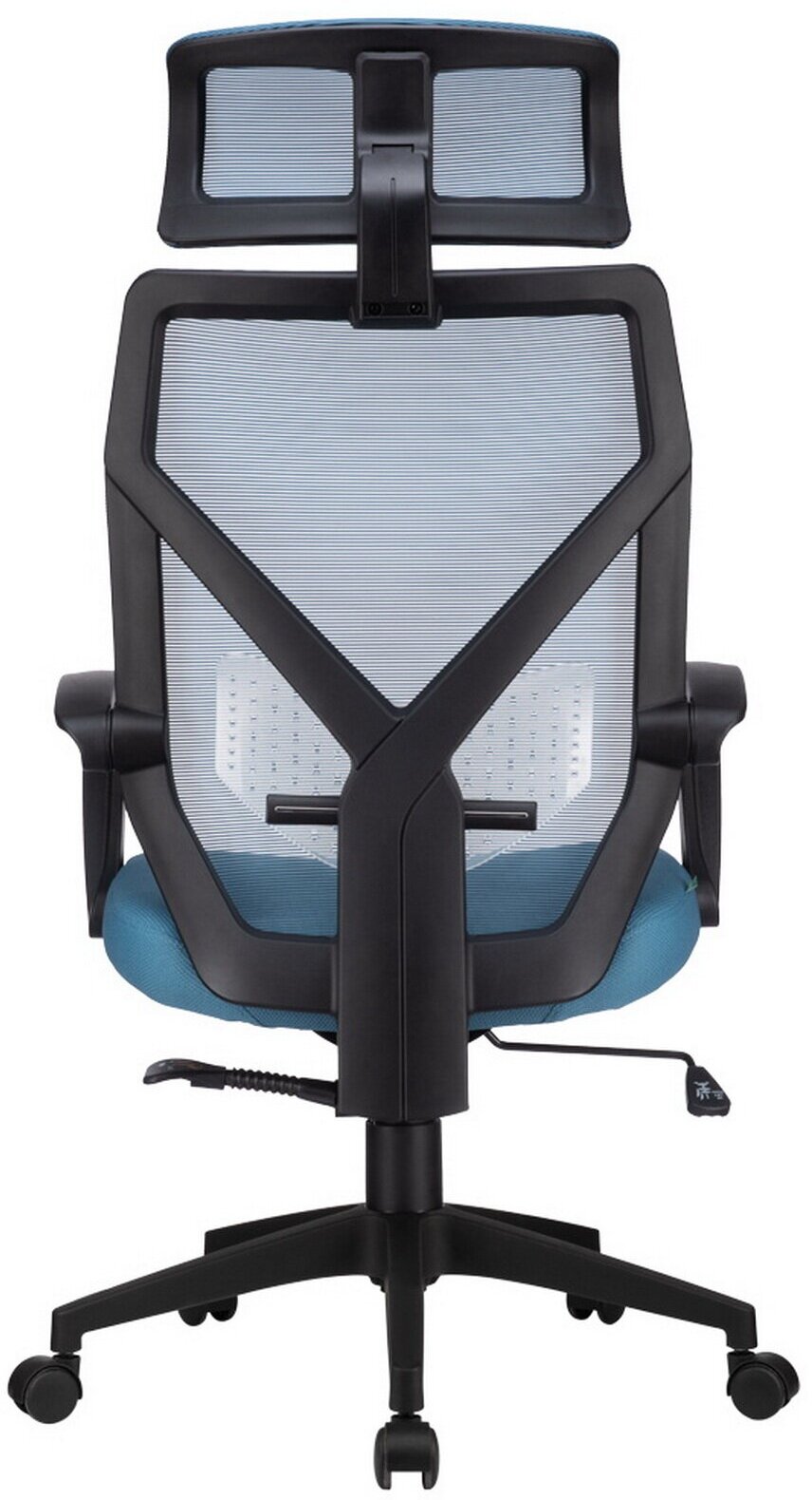 Компьютерное кресло RV Design OLIVER W-203 Синий / Чёрный каркас - фотография № 12
