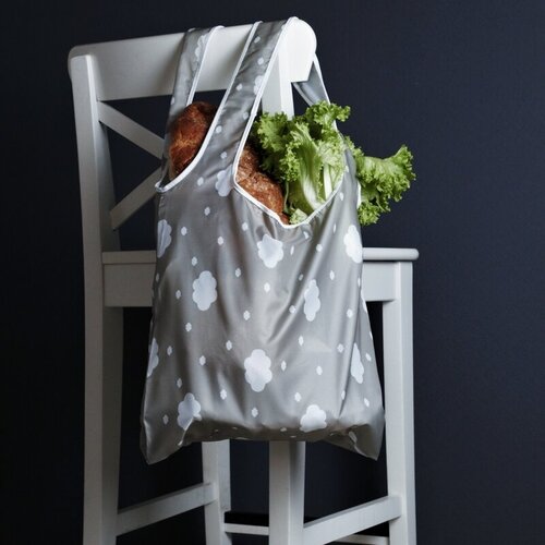 фото Сумка шоппер , серый, бежевый нет