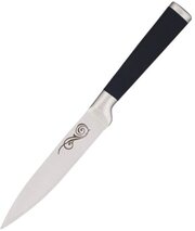 Нож Mallony 12,5 см MAL-05RS, универсальный, с прорезиненной ручкой