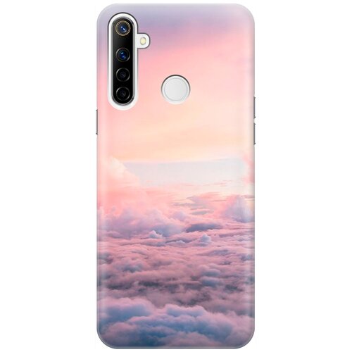 фото Силиконовый чехол на realme 5 / 6i / c3 / рилми 5 / 6 ай / с3 с принтом "высоко над облаками" gosso