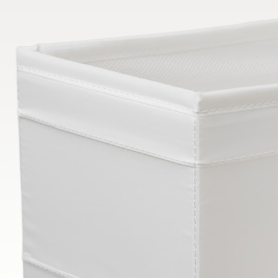 Коробка для хранения, 6 шт, белый, аналог Икея скубб / SKUBB, 28х28х13 см