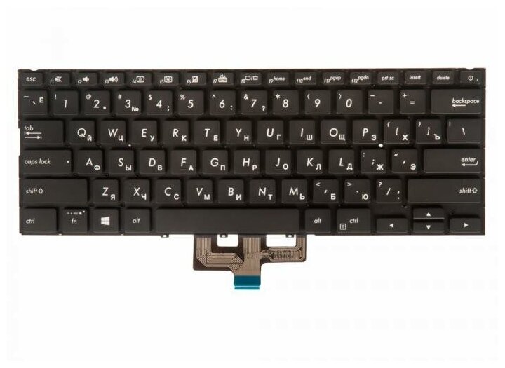 Клавиатура для ноутбука Asus Zenbook 14 UM433DA, UM433IQ черная