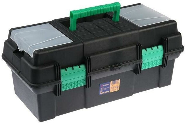 Ящик для инструмента TUNDRA 19" 48.5х24.5х21.5 см пластиковый подвижной лоток 2 орг-ра