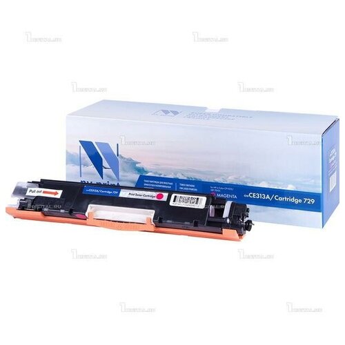 Картридж NV Print CE313A для HP, 1000 стр, пурпурный картридж sakura ce313a 126a пурпурный для hp laserjet pro cp1025 cp1025nw