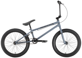 Велосипед BMX STARK Madness BMX 4 (2021) серый/черный (требует финальной сборки)