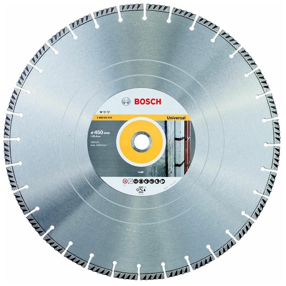 Диск алмазный 450х25,4 мм Standard for Universal BOSCH, 2608615074 - фотография № 1