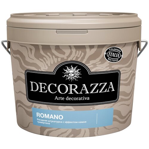 Декоративное покрытие Decorazza Romano, белый, 14 кг