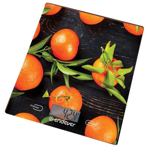 Весы кухонные электронные Endever Chief-504, рисунок апельсины / рисунок Апельсины / от 2г до 5кг