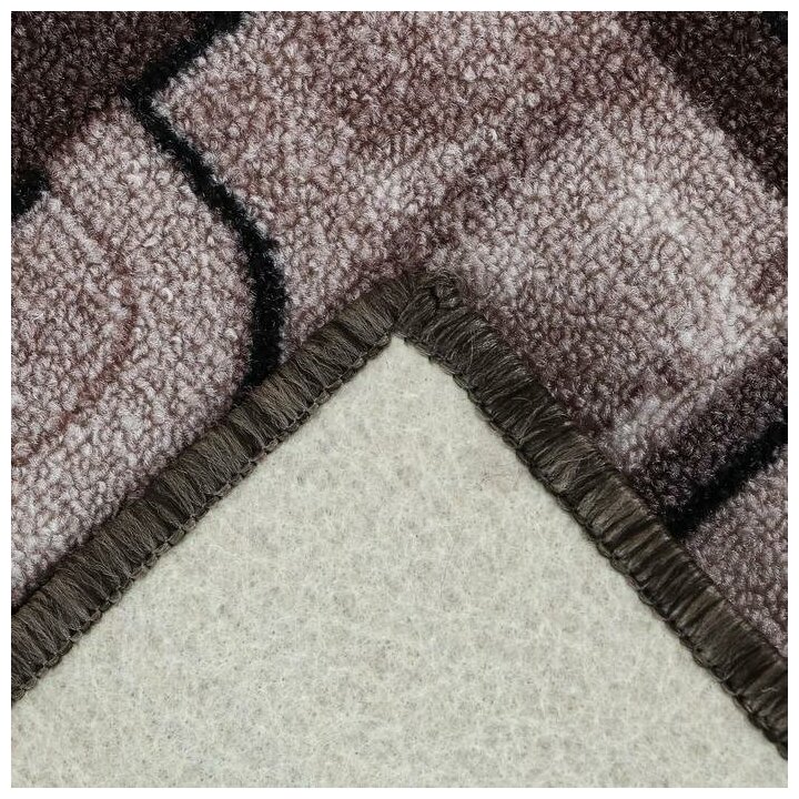 Ковер Витебские ковры p1594/a2r, коричневый, 2.5 х 1.5 м - фотография № 8