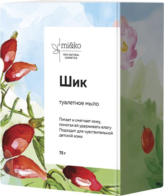 Туалетное мыло Шик без эфирных масел, 75 гр, MiKo