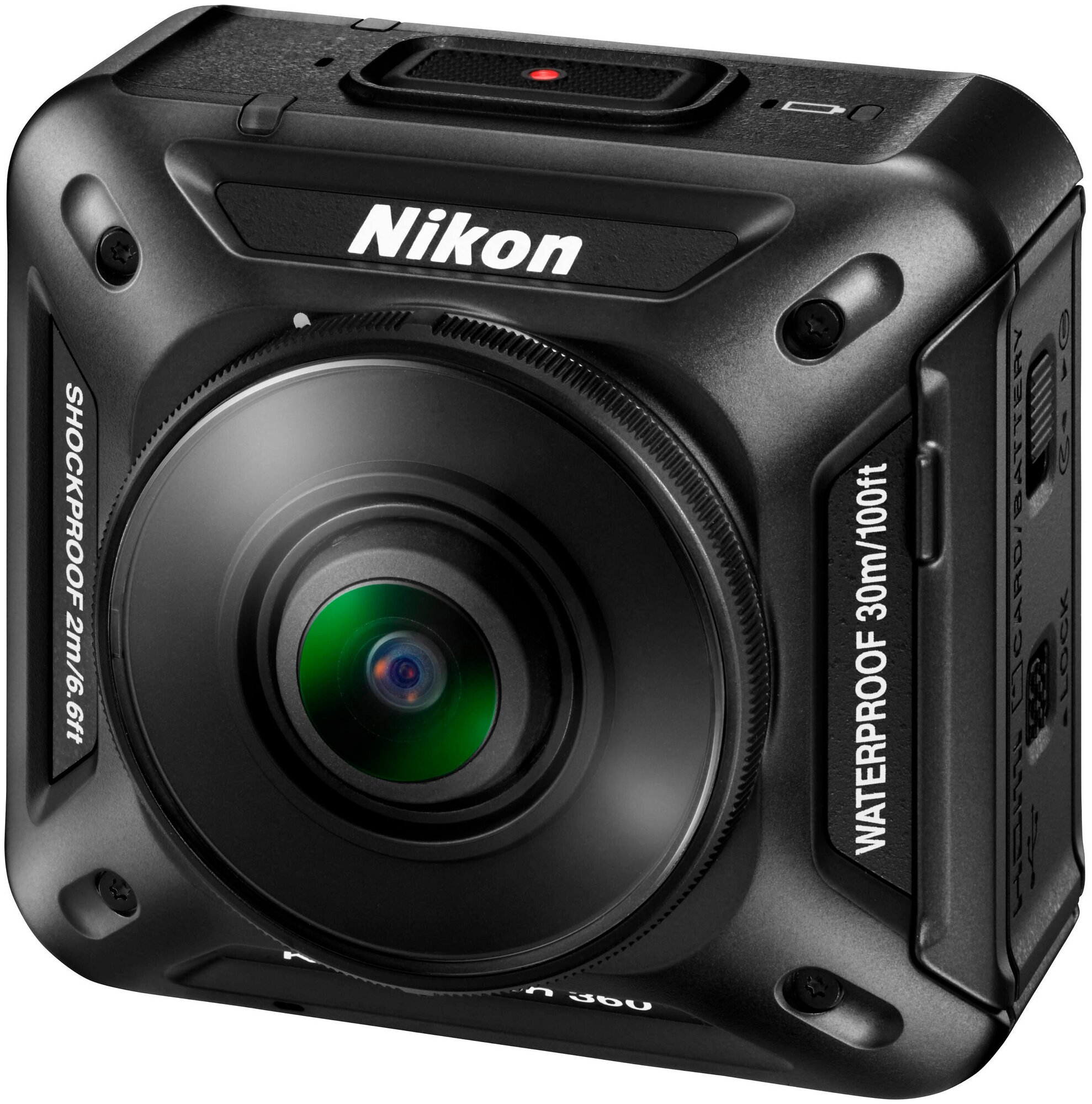 Экшн-камера Nikon KeyMission 360, 21.14МП, 3840x2160, черный