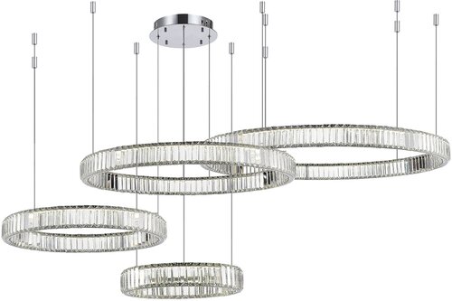 Подвесная люстра ST Luce Tivoli SL1622.103.04, LED, 190Вт, кол-во ламп:1шт, Хром