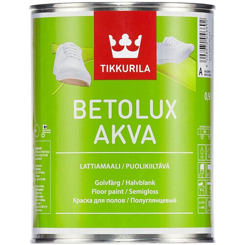 Tikkurila Betolux Akva Краска для пола (полуглянец, база А, 9 л)