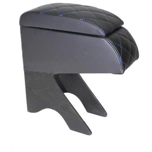 Подлокотник для автомобилей ВАЗ 2108, 2109, 21099 / синий ромб , искусств. кожа - BarBoss АРТ 85149072