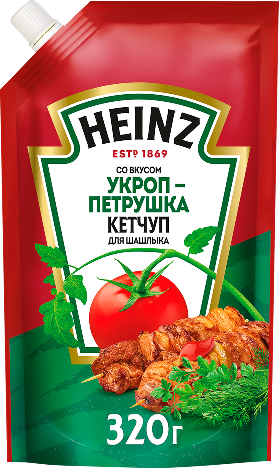 Heinz - кетчуп для шашлыка со вкусом укропа и петрушки, 320 гр, 1/16 — купить в интернет-магазине по низкой цене на Яндекс Маркете