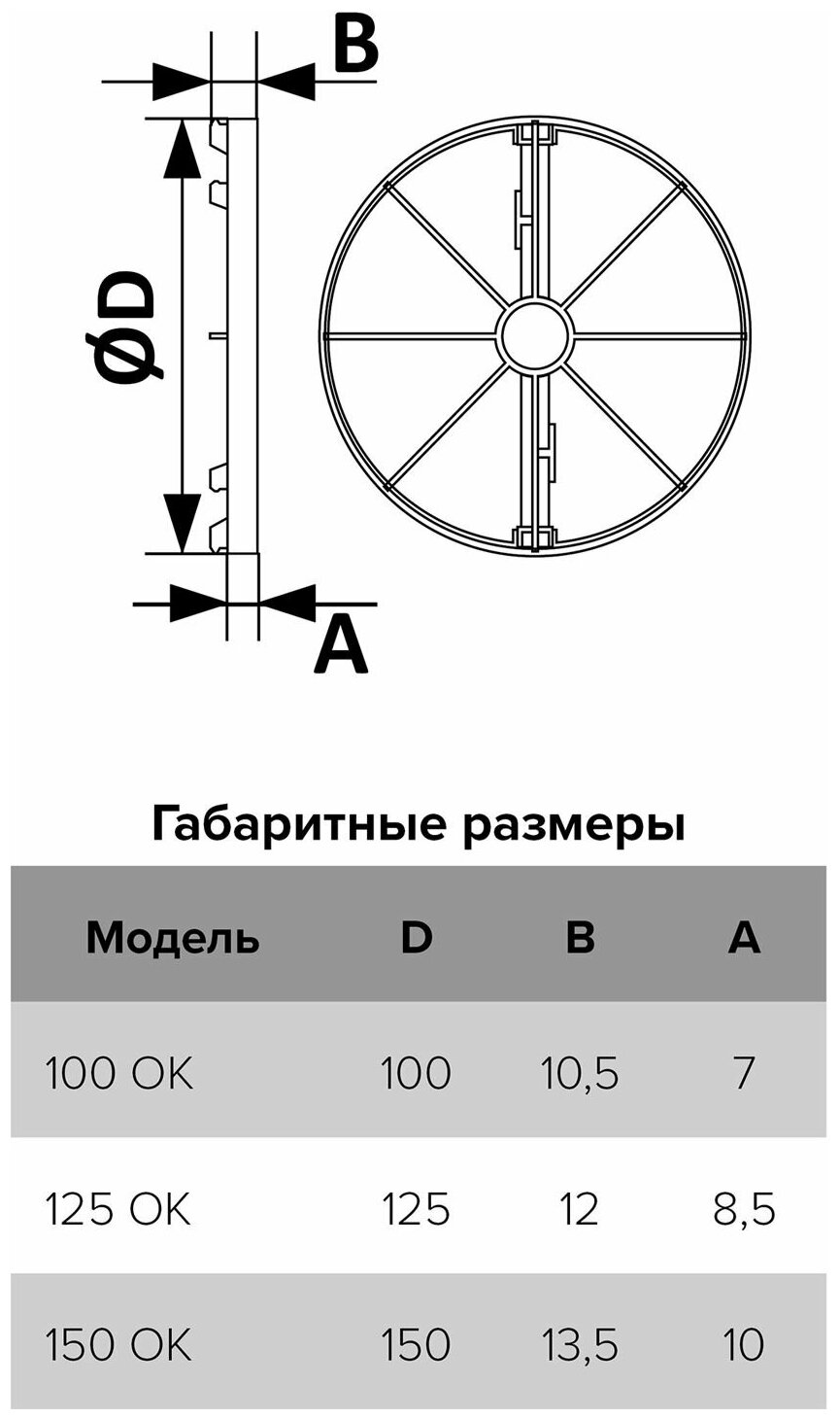 Обратный клапан вентиляционный ОК 150 D150 мм пластик - фотография № 3