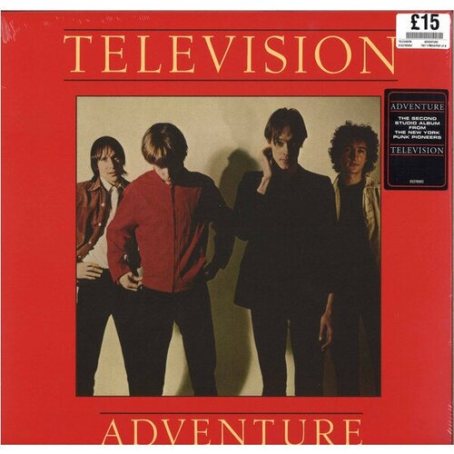 Виниловые пластинки, Elektra, TELEVISION - ADVENTURE (LP) виниловые пластинки elektra france synapson global musique vol 1 lp