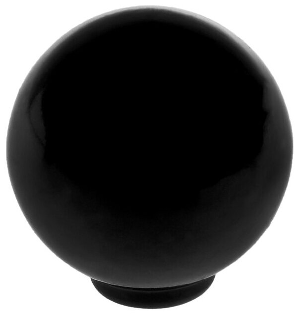 Ручка кнопка PLASTIC 008 пластиковая черная