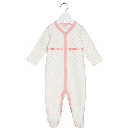 фото Комбинезон для девочки, цвет светло-бежевый, рост 74 см ёмаё