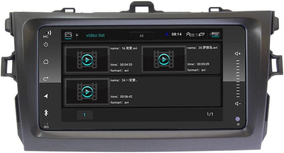 Магнитола в штатное место 2 din Toyota Corolla (E150) (2006-2013) OEM MT6901-RP-TYCV14XW-05 2/32 на Android 10 CarPlay