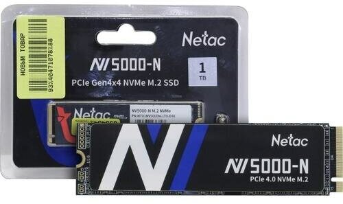 Твердотельный накопитель Netac NV5000 1 ТБ M2 NT01NV5000N-1T0-E4X