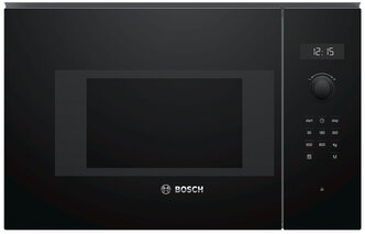 Микроволновая печь встраиваемая Bosch BFL524MB0, черный