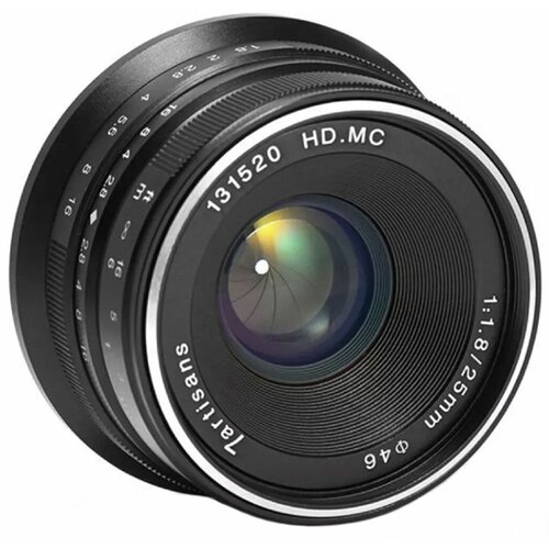 Объектив 7artisans 25mm F18 micro 43 черный 735000₽