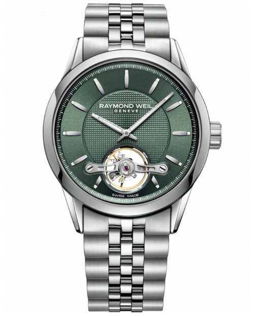 Наручные часы RAYMOND WEIL Традиция, зеленый, серебряный
