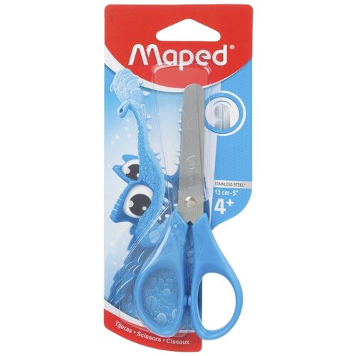 Купить Ножницы Maped детские, Essentials, 13 см, ручки симметричные, в блистере