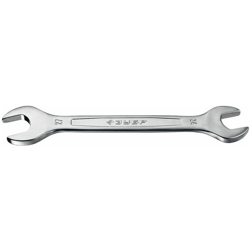 фото Зубр рожковый гаечный ключ зубр профессионал 24x27 мм 27010-24-27