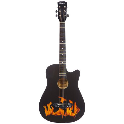 Акустическая гитара Belucci BC3840 1425 Fire черный