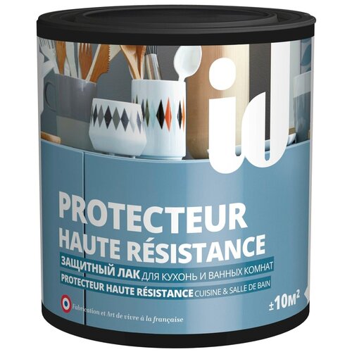 Лак Protectour 0.5 л, бесцветный, для создания защитного декоративного покрытия на мебели, декоре и предметах интерьера в ванных комнатах и кухнях