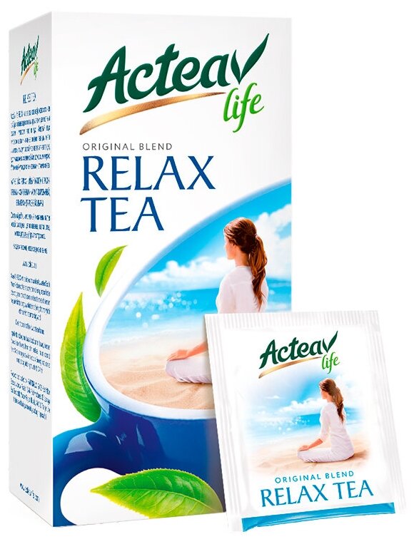Чай травяной Acteav life Relax в пакетиках, 25 пак. - фотография № 1