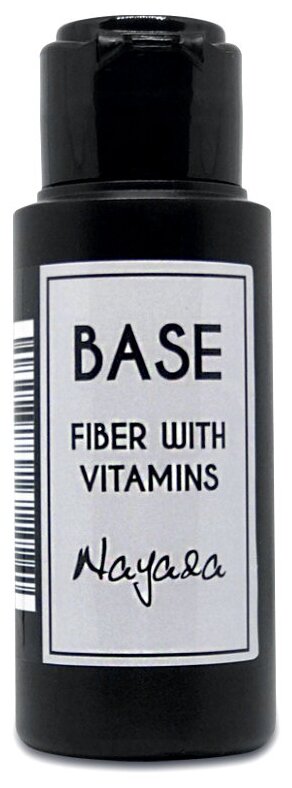 Nayada Базовое покрытие Base Fiber With Vitamins, розовый, 60 мл, 75 г