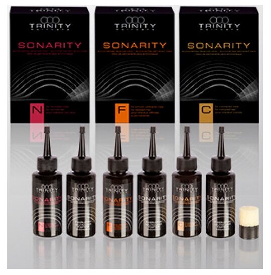 Trinity Sonarity Ammonia-free - Тринити Сонарити Набор для химической завивки без аммиака для тонких волос, 75+75 мл -