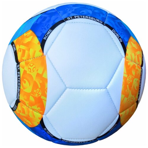 фото B32326 мяч футбольный "eu2020-4" 2-слоя, pvc 2.7, 410-420 гр., машинная сшивка hawk