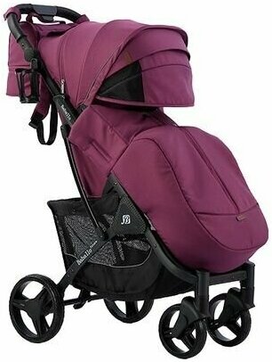 Детская прогулочная коляска Baballo Future 2023 - Фиолетовый (чёрная рама)