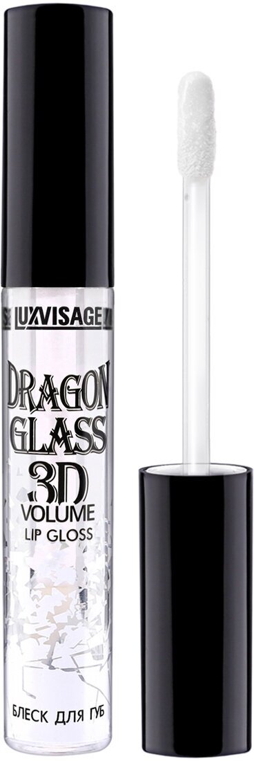 Блеск для губ Luxvisage Dragon Glass 3D volume, прозрачный, 2.8г