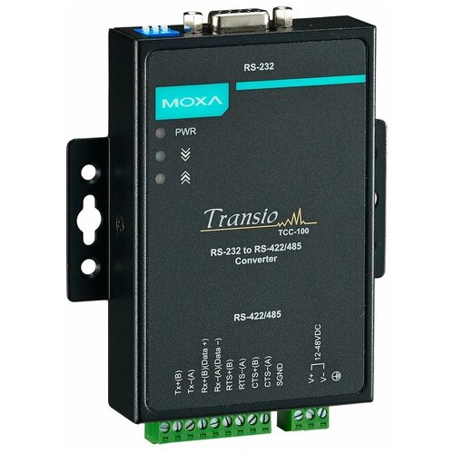 Конвертер интерфейсов MOXA TCC-100 optically isolated usb to rs485 422 232 interface industrial grade lightning protection usb to serial converter