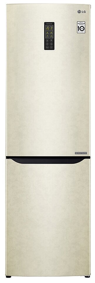 Холодильник LG GA-B419SEHL, бежевый