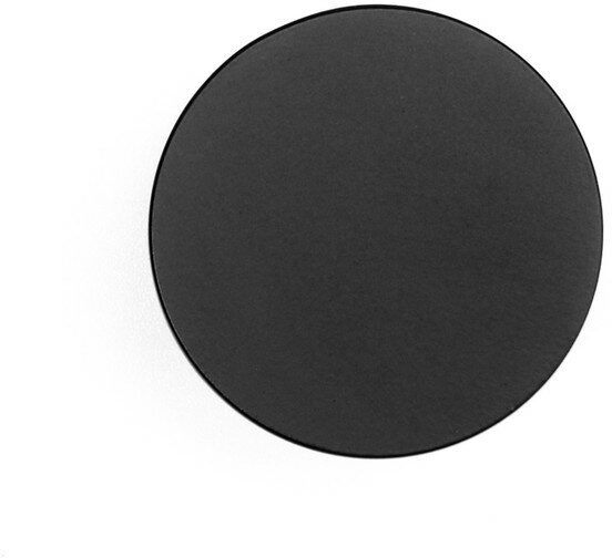 Ручка-кнопка CAPPIO LOFT, d=33 мм, h=20 мм., латунь, цвет черный - фотография № 9
