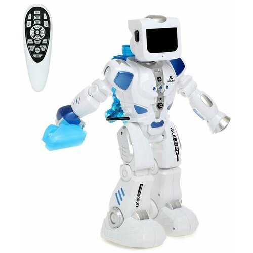 Робот радиоуправляемый, интерактивный Эпсилон-ТИ, световые и звуковые эффекты, ходит, функция гидроаккумулятора роботы junfa робот пультовод эпсилон ти