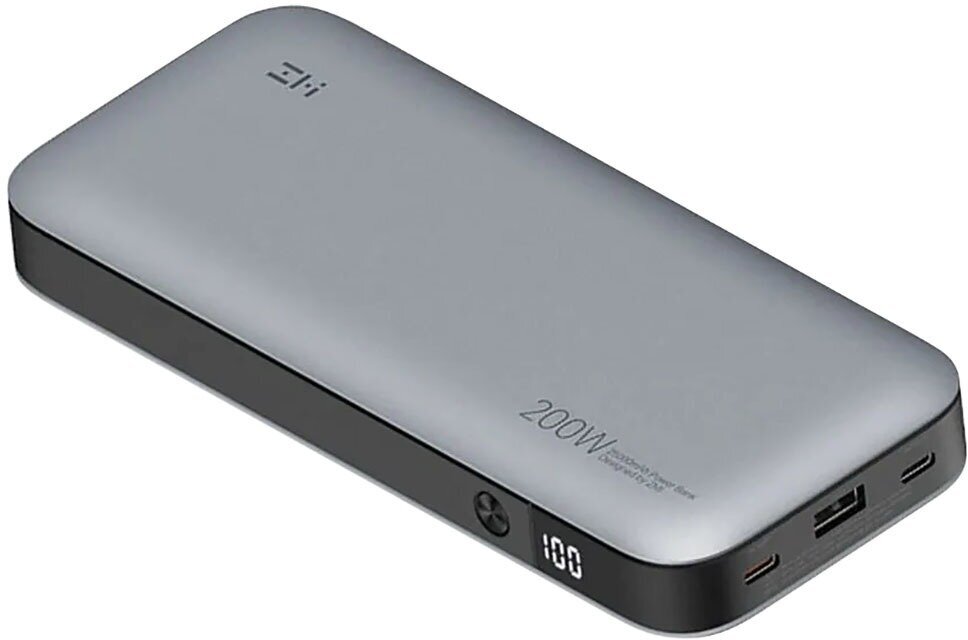 Внешний аккумулятор (Power Bank) Xiaomi PowerBank ZMIQB826G, 25000мAч, серый - фото №13