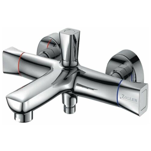 Смеситель с душевой лейкой Zollen HE61620741,  хром