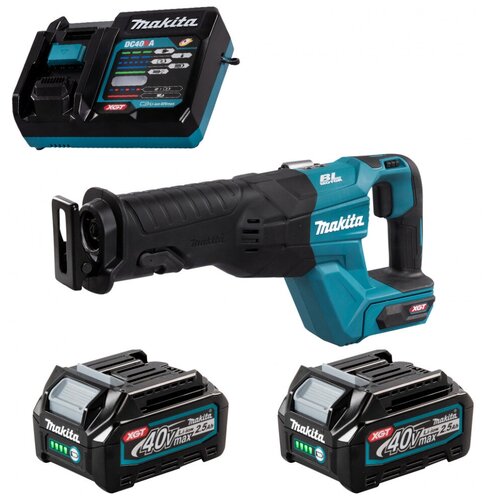Пила сабельная аккумуляторная 255мм 40В Li-Ion 2x25Ач зу Makita JR001GD201 6760000₽