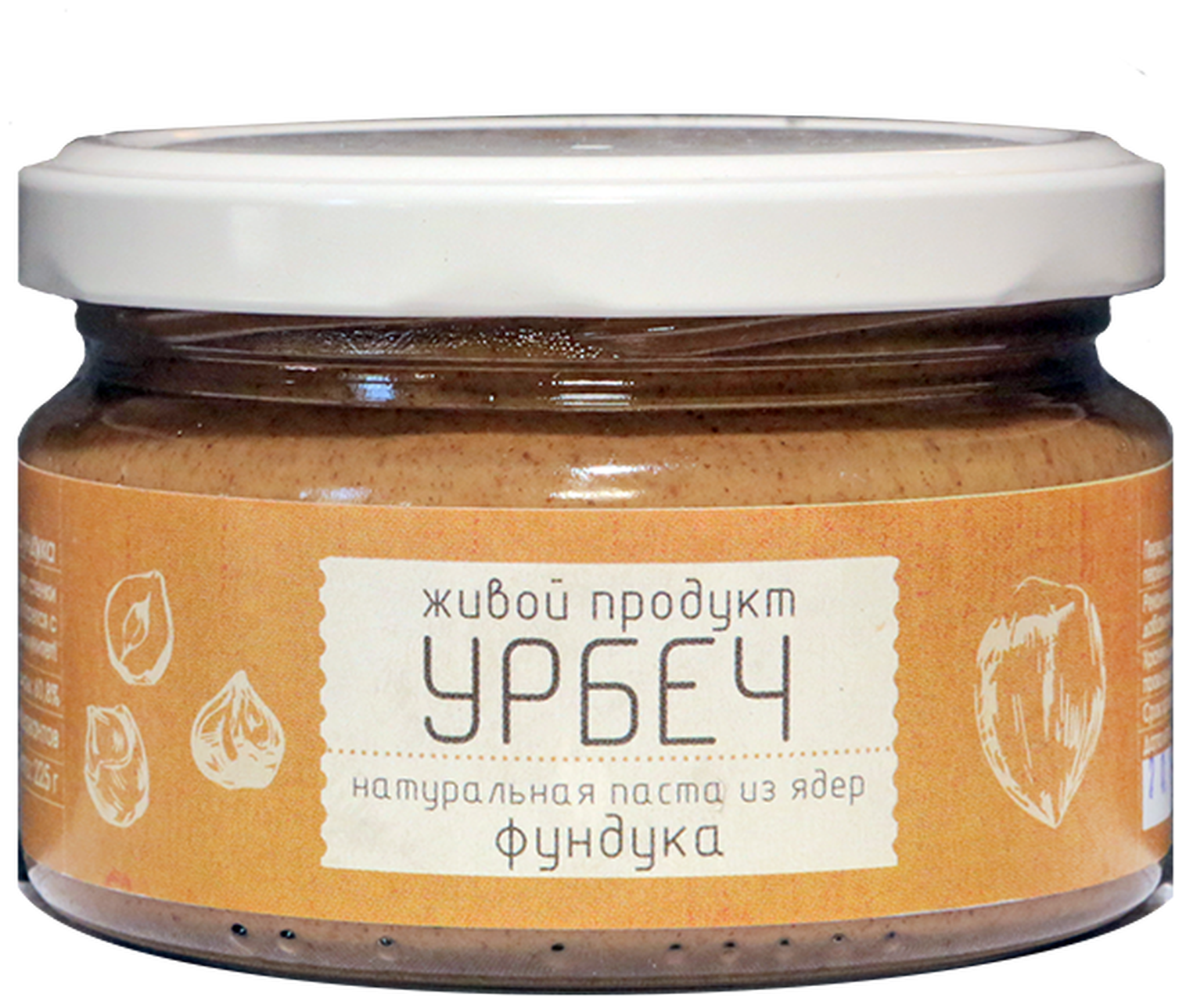 Урбеч Живой Продукт из ядер фундука, 225 г