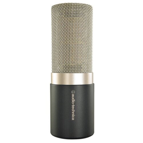 Микрофон проводной Audio-Technica AT5040, разъем: mini XLR, черный/золотистый
